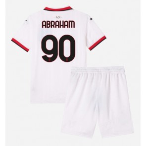 AC Milan Tammy Abraham #90 Gostujuci Dres za Dječji 2024-25 Kratak Rukavima (+ kratke hlače)